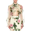 Dolce&Gabbana Floral Chiffon Blouse - Camisa - curtas - 