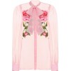 Dolce&Gabbana Floral Silk Chiffon Shirt - Košulje - duge - 