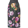 Dolce & Gabbana Floral Tweed Midi Skirt - Skirts - 2.08€  ~ $2.42
