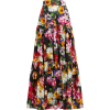 Dolce & Gabbana Floral-print tiered cott - スカート - 