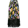 Dolce & Gabbana - Floral trimmed skirt - Suknje - 
