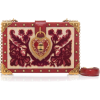 Dolce & Gabbana Heart Lock Wood Box Clut - Bolsas com uma fivela - 