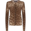 Dolce & Gabbana Leopard print cardigan - Swetry na guziki - 