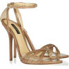 Dolce & Gabbana Lizard-effect sandals - Sandali - 