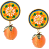 Dolce&Gabbana Majolica mandarin earrings - Brincos - 