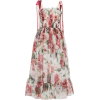 Dolce & Gabbana Peony-Print Organza Midi - Dresses - $3,975.00  ~ £3,021.04