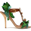 Dolce & Gabbana SANDALS IN COWHIDE WITH - Sandały - 