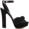 Dolce & Gabbana Velvet Sandals - 凉鞋 - 