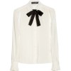 Dolce & Gabbana bow silk blouse - Рубашки - длинные - 
