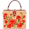Dolce Gabbana cork floral satchel - Hand bag - 