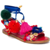 DolceGabbana-pom-pom-sandals-slave - Sandálias - 