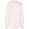 Dolce & Gabbana pussy-bow stretch-silk b - Koszule - długie - $1,137.00  ~ 976.55€