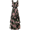 Dolce & Gabbana tiered floral dress - Vestidos - 