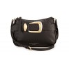 Donna Karan New York Buckled Zip Leather Crossbody Bag, Black - Hand bag - $169.99 