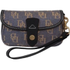 Dooney & Bourke Denim Signature Flap Wristlet, Black - Hand bag - $35.00 