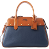 Dooney & Bourke Olympia Small Wilson Convertible Leather Satchel Navy - Hand bag - $279.00 