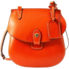 Dooney & Bourke Smooth Leather Happy Bag, Tangerine - Torbice - $119.00  ~ 102.21€