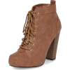 Dorothy Perkins Chocolate brown boots - Škornji - 
