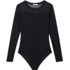 Dotted mesh bodysuit - Marynarki - 