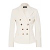 Double-breasted cotton-blend blazer - Пиджаки - 