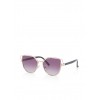 Double Metallic Frame Cat Eye Sunglasses - Sunglasses - $5.99 
