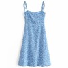Double tied rope printed beach dress str - Dresses - $27.99 