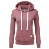 Doublju Basic Lightweight Pullover Hoodie Sweatshirt for Women - Puloveri - $19.99  ~ 126,99kn