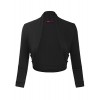 Doublju Bolero Shrug Open Front Cropped Cardigan for Women with Plus Size - Veste - $15.99  ~ 101,58kn