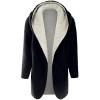 Doublju Oversized Warm Faux Fur Open Cardigan Coat For Women With Plus Size - Jacken und Mäntel - $27.99  ~ 24.04€