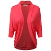 Doublju Soft Knit Dolman Sleeve Loose Fit Open Cardigan For Women With Plus Size - Pulôver - $12.95  ~ 11.12€