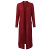 Doublju Soft Knit Thin Longline Open Front Cardigan for Women with Plus Size (Made in USA) - Veste - $21.99  ~ 139,69kn