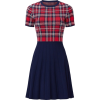 Draper James Angie Check Sweater Dress - ワンピース・ドレス - 