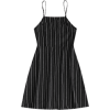 Drawstring Striped Open Back Mini Dress - Skirts - 