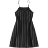 Drawstring Striped Open Back Mini Dress - Röcke - 