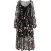 Dress Midi Floral Chicwish - sukienki - 