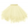 Dressever Vintage 1950s Short Tulle Petticoat Ballet Bubble Tutu Yellow Small/Medium - Unterwäsche - 