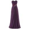 Dresstells Long Chiffon Prom Dress with Beadings Bridesmaid Dresses Party Dress - Vestiti - $15.99  ~ 13.73€