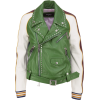 Dsquared2 Leather Jacket green white - 外套 - $1,468.00  ~ ¥9,836.09