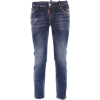 Dsquared2 Women's Jeans Denim Blue - Spodnie Capri - 