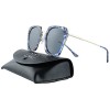 Duco Polarized Square Women Sunglasses Cateye Rimmed Fashion Geometric W001 - Eyewear - $48.00 
