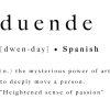 Duende word meaning - Тексты - 