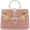 Dune London Pink Velvet Floral - Hand bag - 