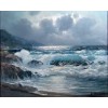Dzigurski Alexander  Blue crashing waves - Illustraciones - 