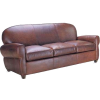 EDISON leather art déco sofa - インテリア - 