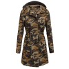 ELESOL Women's Military Parka Drawstring Lined Coat Hooded Jacket - Outerwear - $23.99 