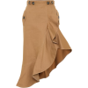 ELF-PORTRAIT Asymmetric stretch-cotton s - Skirts - 