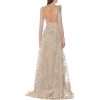 ELIE SAAB Embroidered long-sleeved gown - Obleke - 