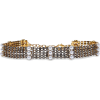 ELIZABETH COLE 24-karat gold-plated crys - Necklaces - 