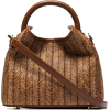 ELLEME Baozi raffia and leather tote ba - Torebki - 