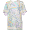 EMILIO PUCCI Printed silk top - 半袖衫/女式衬衫 - $1,055.00  ~ ¥7,068.85
